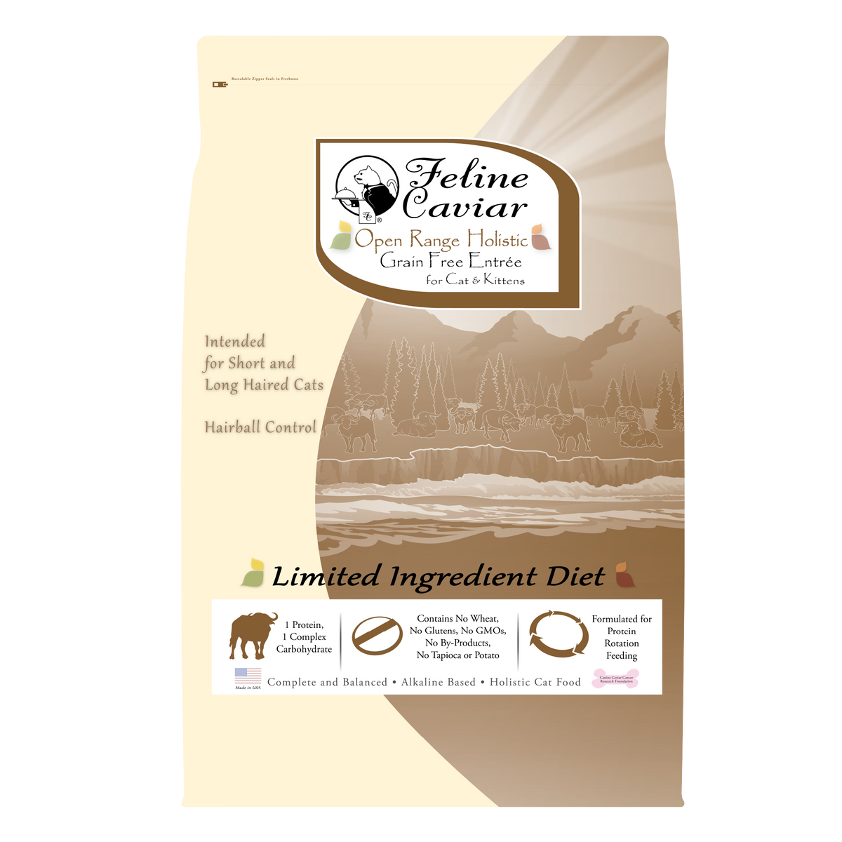 Canine Caviar Open Range Holistic Grain Free Cat Entrée
