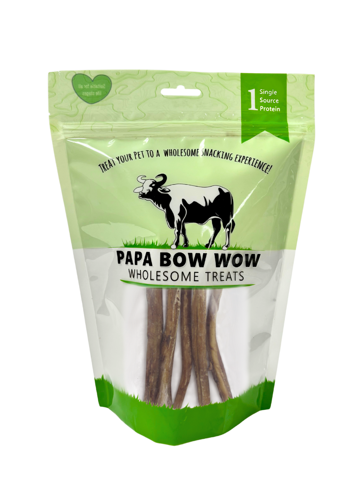 Papa Bow Wow – Water Buffalo Bully Sticks 6"