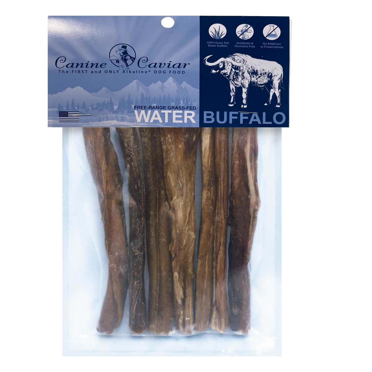 Canine Caviar Water Buffalo Bully Sticks