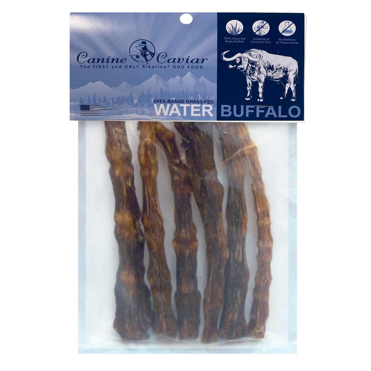 Canine Caviar Water Buffalo California Rolls
