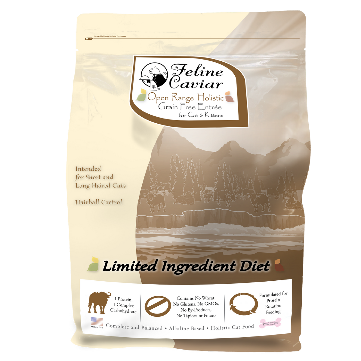 Canine Caviar Open Range Holistic Grain Free Cat Entrée