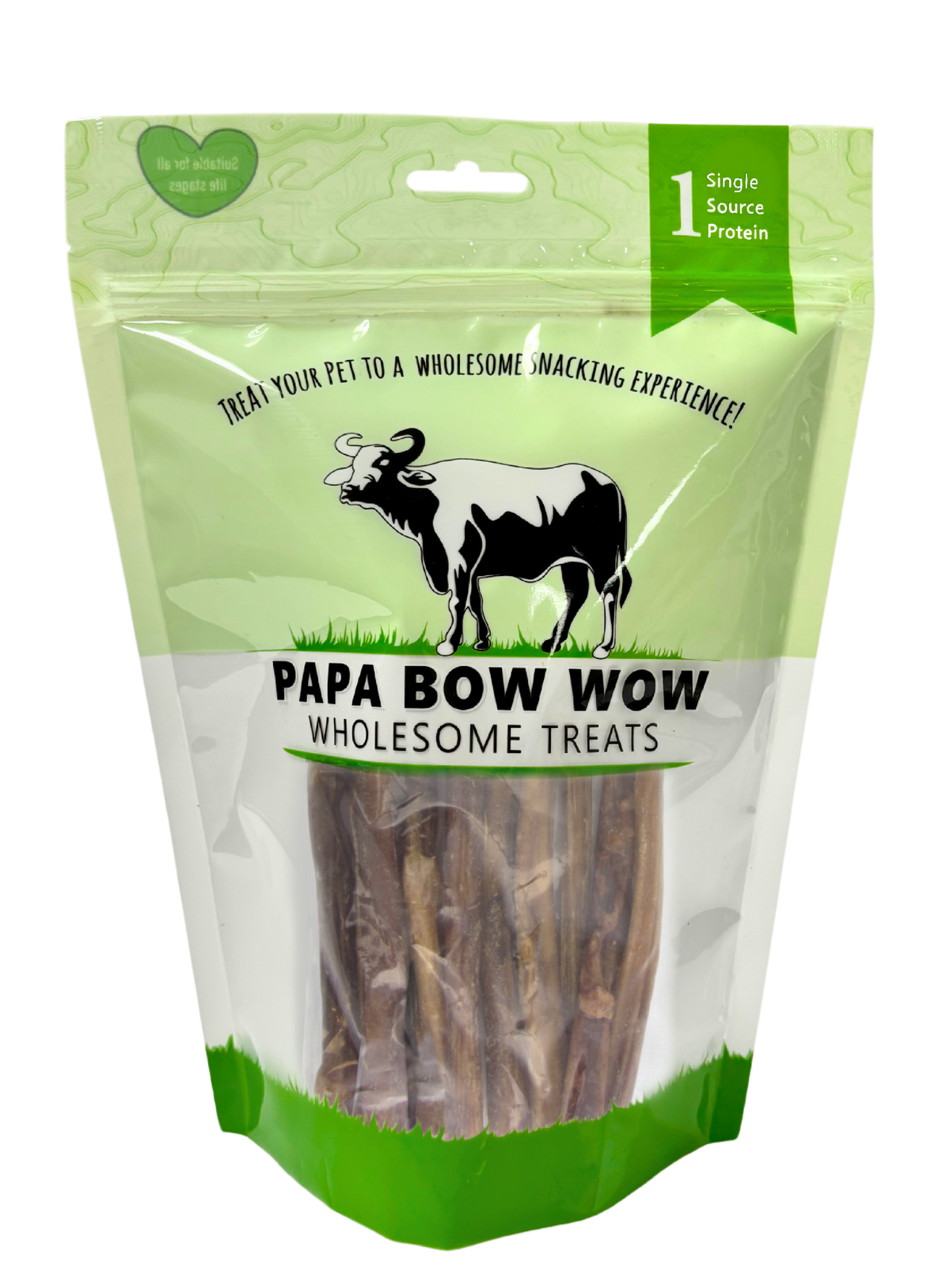 Papa Bow Wow – Water Buffalo Bully Sticks – Braided 6″
